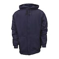 National Safety Apparel Flame Resistant Hooded Sweatshirt, Navy, UltraSoft(R) Fleece, 3XL C21WT053X