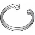 Zoro Select Internal Retaining Ring, Steel, Plain Finish, 8 1/4 in Bore Dia. U36050.825.0001