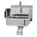 Sani-Lav Hand Sink, 16 in. L, Double Knee Pedal 607D-0.5