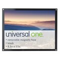 Universal One Acrylic Easel Back Magnetic, 8.5x11, Blk UNV76856