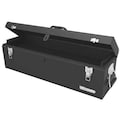 Westward 30"W Steel, Black Portable Tool Box, Powder Coated, 9"H 44ZJ88