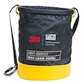 3M Dbi-Sala Safe Bucket Load Rated Drawstring Vinyl, vinyl, Black/Yellow 1500139