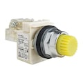 Schneider Electric Illuminated Push Button, 30 mm, 1NO/1NC, Yellow 9001K2L38LYYH13