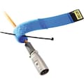 Rip-Tie 9" L Wrap Hook-&-Loop Cable Tie BL PK 10 H-09-010-BU