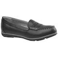 Rockport Works Size 6-1/2 Women's Loafer Shoe Steel Work Shoe, Black RK600
