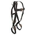Falltech Arc-Flash Rated Full Body Harness, Vest Style, Universal, Nomex(R), Black 7051