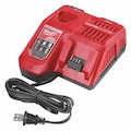 Milwaukee Tool M18 & M12 Rapid Charger, Multi-Voltage Battery Charger, 12-Volt/18-Volt, Lithium-Ion 48-59-1808