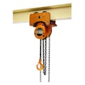 Harrington Low Headroom Chain Hoist, 10 ft.Lift NTH050-10