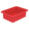 Akro-Mils Divider Box, Red, Industrial Grade Polymer, 0.12 cu. ft. Volume Capacity 33103RED