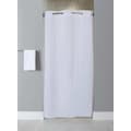 Hookless Shower Curtain, vinyl, White, 42 in W, 74 in L HBH10GA014274