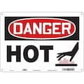 Condor Safety Sign, 10 in Height, 14 in Width, Polyethylene, Horizontal Rectangle, English, 474Z26 474Z26