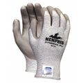Mcr Safety Cut Resistant Coated Gloves, A3 Cut Level, Polyurethane, L, 1 PR 9672L