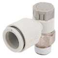 Smc Speed Control Valve, 1/4 In Tube, 1/8 In AS2201F-N01-07SA