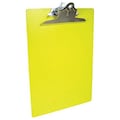 Saunders 8-1/2" x 11" Plastic Clipboard, Yellow 21673