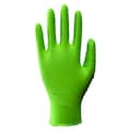 Condor Disposable Gloves, Nitrile, Powder Free, Green, S, 100 PK 48UM49