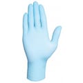 Condor Disposable Gloves, Nitrile, Powder Free, Blue, L, 100 PK 2VLY4