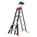Little Giant Ladders Multipurpose Ladder, 90 Degrees , Staircase, Stepladder Configuration, 10 ft, Fiberglass 15131-920