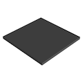 Zoro Select Rubber Sheet, PUR, 1/8"Thick, 24"x12", 80A 70S0D-80-12X24