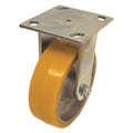 Zoro Select NSF-Listed Plate Caster, 1250 lb. Ld Rating, Roller P21R-UA080R-14