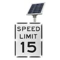 Tapco LED Traffic Sign, Text, Speed Limit 15 2180-00285-15