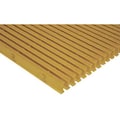Fibergrate Industrial Pultruded Grating, 120 in Span, Grit-Top Surface, ISOFR Resin, Yellow 872230