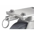 Zoro Select Caster Swivel Lock, Plate, 2-5/8 x 3-5/8 SL160002