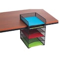 Paalhouder RVS met zwarte poedercoating 12x12 cm Kopen bij Chevaldo