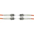 Hubbell Premise Wiring Fiber Optic Patch Cord, Orange, 6.56 ft. DFPCSTSTC2MM