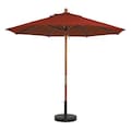 Grosfillex Market Umbrella, 9 ft., Terra Cota 98918231