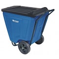 Zoro Select Cube Truck, 5/16 cu. yd., 300 lb. Cap, Blue 76461BLUE