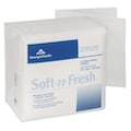 Georgia-Pacific Dry Wipe, White, Poly Package, Paper, 55 Wipes, 12-1/4 in x 13 in 29505