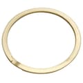 Zoro Select External Retaining Ring, 18-8 Stainless Steel Plain Finish, 3/8 in Shaft Dia, 10 PK WSM-37-S02