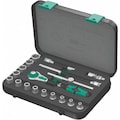 Wera 1/4" Drive Socket Wrench Set, Metric, 18 pcs 05003532002