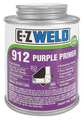 Ez Weld Primer, 8 Oz, Purple, PVC, CPVC 21202