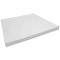 Zoro Select Foam Sheet, Crosslink, 24 in W, 24 in L, 1/2 in Thick, White ZUSA-XPE-65