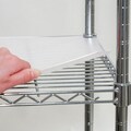 Zoro Select Shelf Liner 48x24 Clear – 4 Pack, Polypropylene, Non-Adhesive Mat For Shelves
