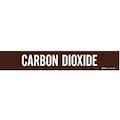 Brady Pipe Mrkr, Carbon Dioxide, 2-1/2to7-7/8 In, 7338-1 7338-1