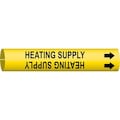 Brady Pipe Mrkr, Heating Supply, 2-1/2to3-7/8 In, 4071-C 4071-C
