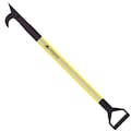 Leatherhead Tools American Hook, 3 ft. Dog Bone Pole, HiViz Yellow, D-Handle DBY-3AH-D