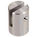 Zoro Select Panel-Mount Standoff, Slot, 5/16"-18 Thrd Sz, 1 5/8 in L, Round Shape, 18-8 Stainless Steel Brushed Z0602-SS32D