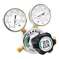 Harris Gas Regulator, Single Stage, CGA-540, 0 to 100 psi, Use With: Oxygen 25GX-145