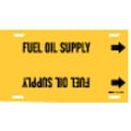 Brady Pipe Markr, Fuel Oil Supply, Y, 8to9-7/8 In 4065-G
