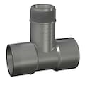 Gf Piping Systems CPVC Insertion Tee, Schedule 80, 1-1/4" Pipe Size, Socket x Socket x Socket MCPV8T012