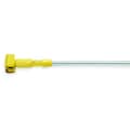 Rubbermaid Commercial 60" Clamp On Wet Mop Handle, Gray, Fiberglass FGH24600GY00