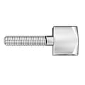 Zoro Select Thumb Screw, 1/2"-13 Thread Size, Wing/Spade, Plain 18-8 Stainless Steel, 1 in Head Ht, 2 1/4 in Lg Z1095-SS