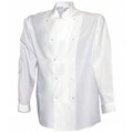 Fashion Seal Unisex Bistro Shirt, L, Whtie 64434 L