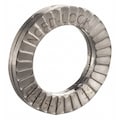 Nord-Lock Wedge Lock Washer, For Screw Size #10 316 Stainless Steel, Plain Finish, 200 PK 1075
