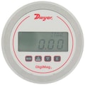 Dwyer Instruments Digital Differential Pressure Gauge, Plastic, Light Gray DM-1111