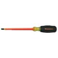 Westward Insulated Slotted Screwdriver 3/8 in Round 5UFW7
