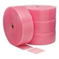 Zoro Select Anti-Static Air Bubble Roll 12" x 750 ft., 3/16" Thickness, Pink, Pk4 39UL09